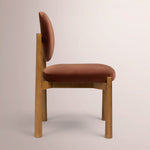 Elvara Dining Chair — BRANDY VELVET