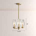 Lumi Clear Glass Semi Flush Mount