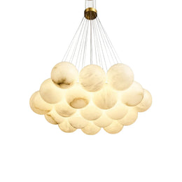 Lunar Alabaster Spherical Chandelier