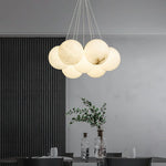 Lunar Alabaster Spherical Chandelier