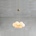 Lunar Alabaster Spherical Chandelier