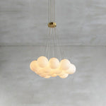 Lunar Alabaster Spherical Chandelier