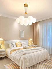 Lunar Alabaster Spherical Chandelier