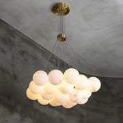 Lunar Alabaster Spherical Chandelier