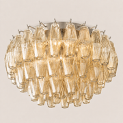 Lunavera Clear Glass Flush Mount Light 22“D
