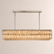 Lunavera Clear Glass Rectangular Chandelier 72