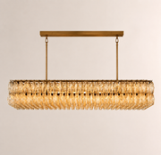Lunavera Clear Glass Rectangular Chandelier 72
