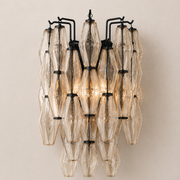 Lunavera Clear Glass Wall Sconce 18”H
