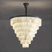 Luxurious Cascading Snow Plaster Chandelier