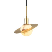 Luxury Alabaster Round Pendant Lamp — image 1