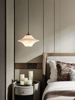 Luxury Alabaster Saucer Pendant Light — image 9