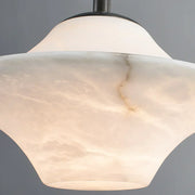 Luxury Alabaster Saucer Pendant Light — image 13