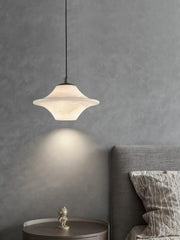 Luxury Alabaster Saucer Pendant Light — image 6