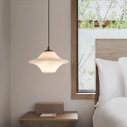 Luxury Alabaster Saucer Pendant Light — image 4