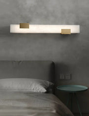 Luxury Rectangular Alabaster Wall Lamp