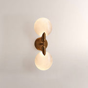 Lylo Textured Glass Double Wall Sconce