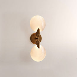 Lylo Textured Glass Double Wall Sconce