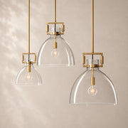 Macera Glass Cloche Pendant 10