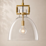 Macera Glass Cloche Pendant 10