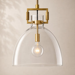 Macera Glass Cloche Pendant 10