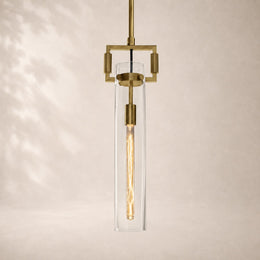 Macera Glass Cylinder Pendant 12