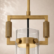 Macera Glass Cylinder Pendant 12