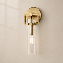 Macera Glass Cylinder Sconce 9