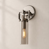 Macera Glass Cylinder Sconce 9