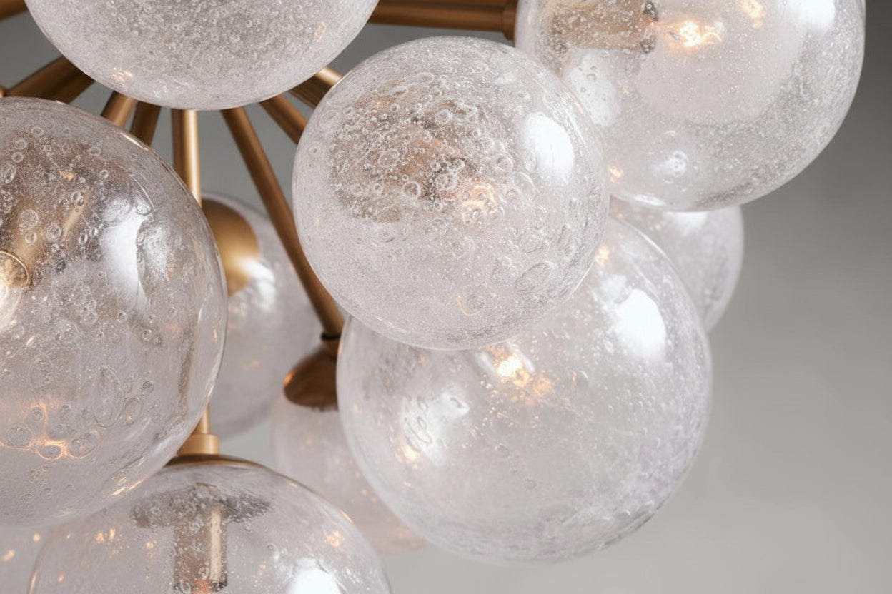 Mandoza Glass Chandelier -kimoylights