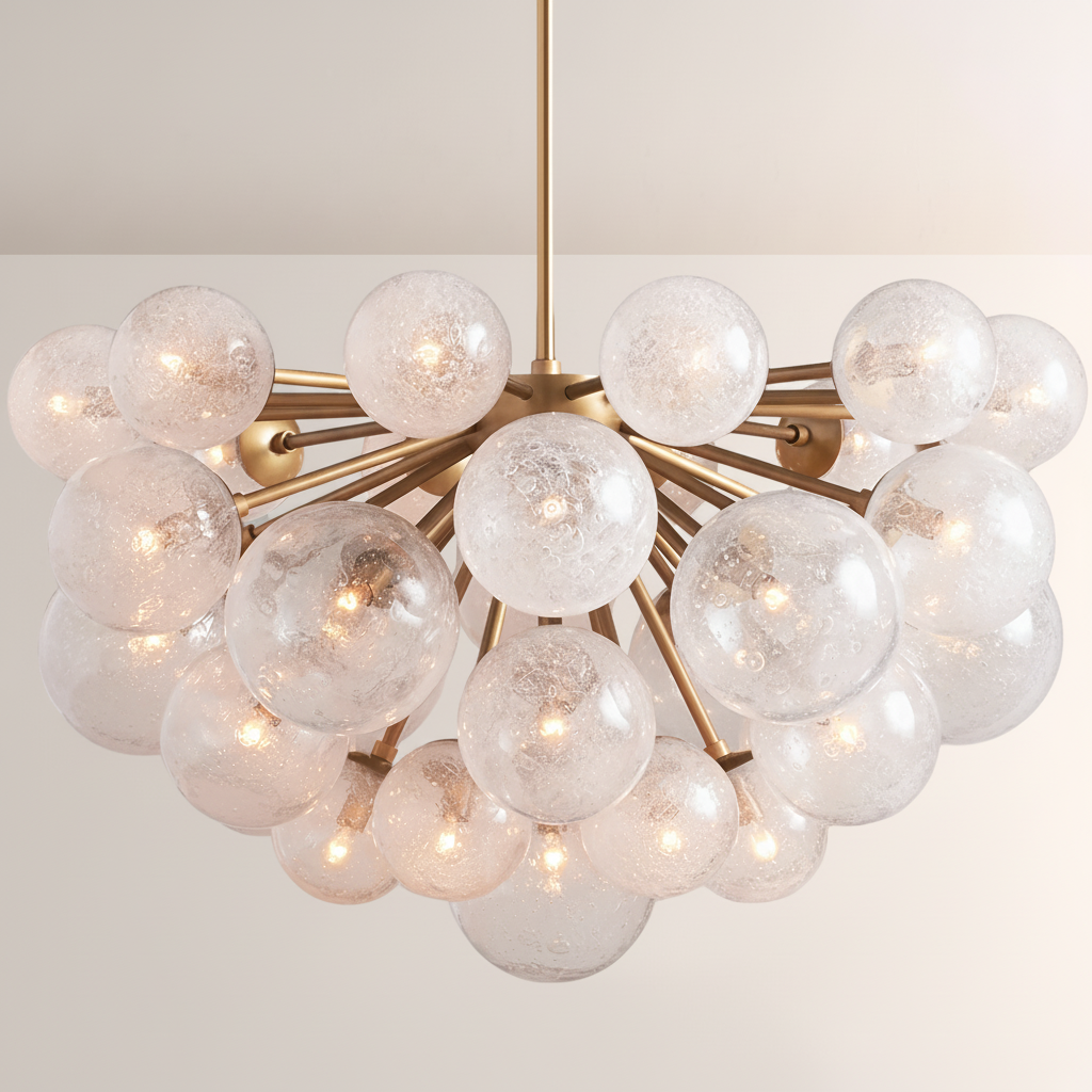 Mandoza Glass Chandelier - kimoylights