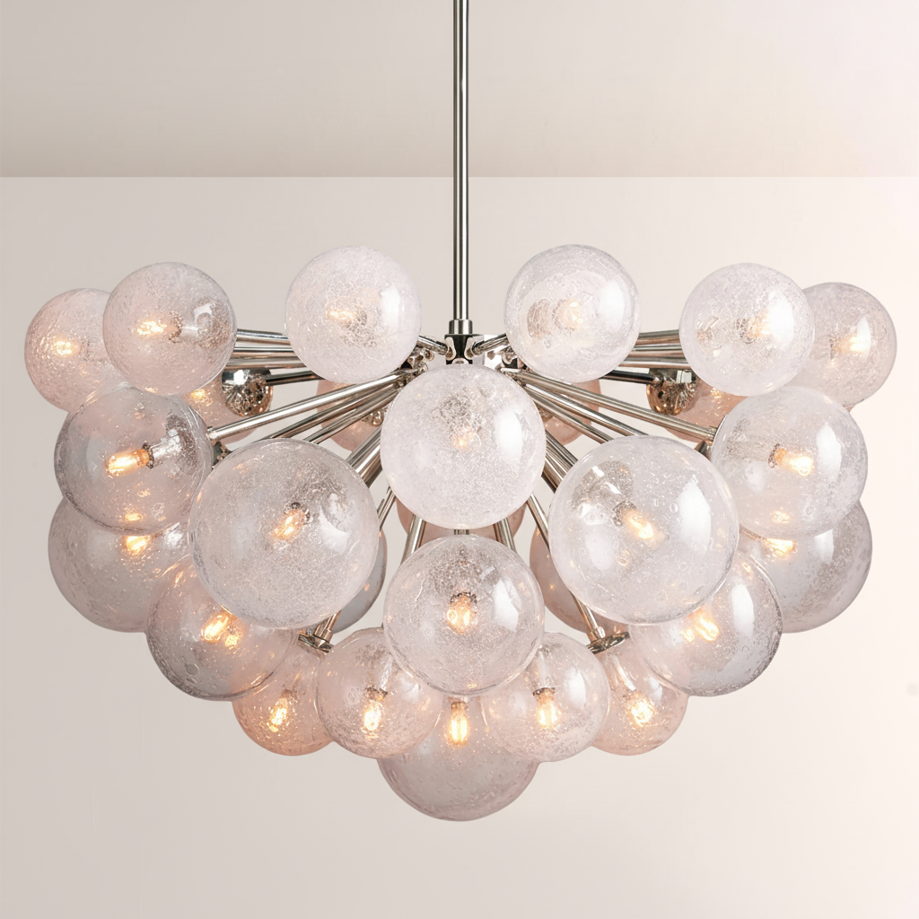 Mandoza Glass Chandelier - kimoylights