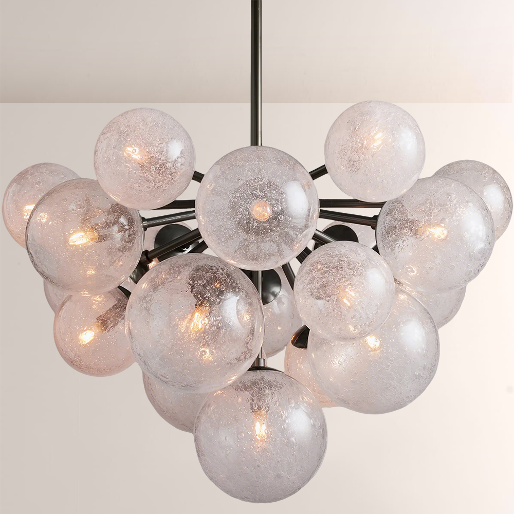 Mandoza Glass Chandelier - kimoylights
