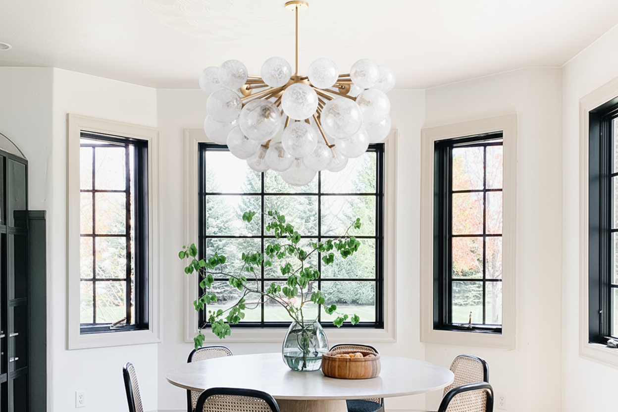 Mandoza Glass Chandelier - kimoylights