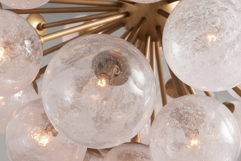 Mandoza Glass Chandelier - kimoylights