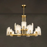 Alabaster Chandelier Copper Luxury — image 14