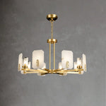 Alabaster Chandelier Copper Luxury — image 15