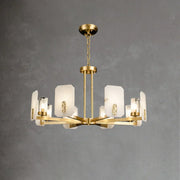 Alabaster Chandelier Copper Luxury — image 15