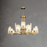 Alabaster Chandelier Copper Luxury — image 16