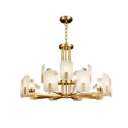 Alabaster Chandelier Copper Luxury — image 19