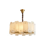 Alabaster Lorry Round Chandelier — image 1