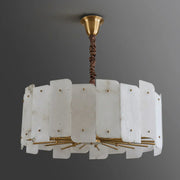 Alabaster Lorry Round Chandelier — image 14