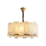 Alabaster Lorry Round Chandelier — image 15