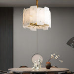 Alabaster Lorry Round Chandelier — image 5