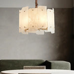 Alabaster Lorry Round Chandelier — image 7