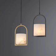 Alabaster Cylinder Pendant Light — image 25
