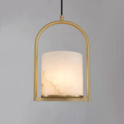 Alabaster Cylinder Pendant Light — image 18