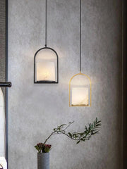 Alabaster Cylinder Pendant Light — image 13