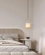 Alabaster Cylinder Pendant Light — image 16