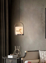 Alabaster Cylinder Pendant Light — image 10