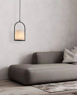 Alabaster Cylinder Pendant Light — image 14